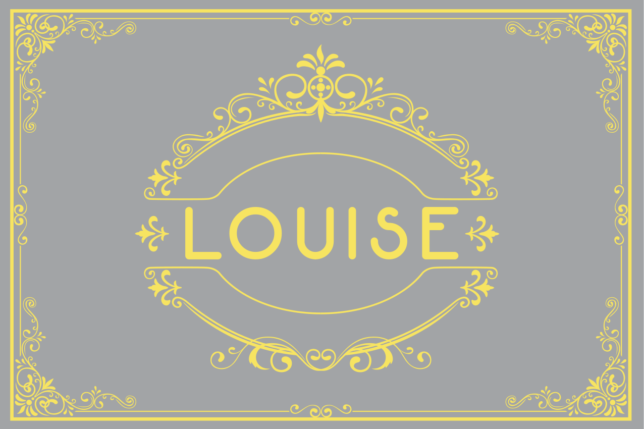 Customisable placemat with elegant name display - TenStickers