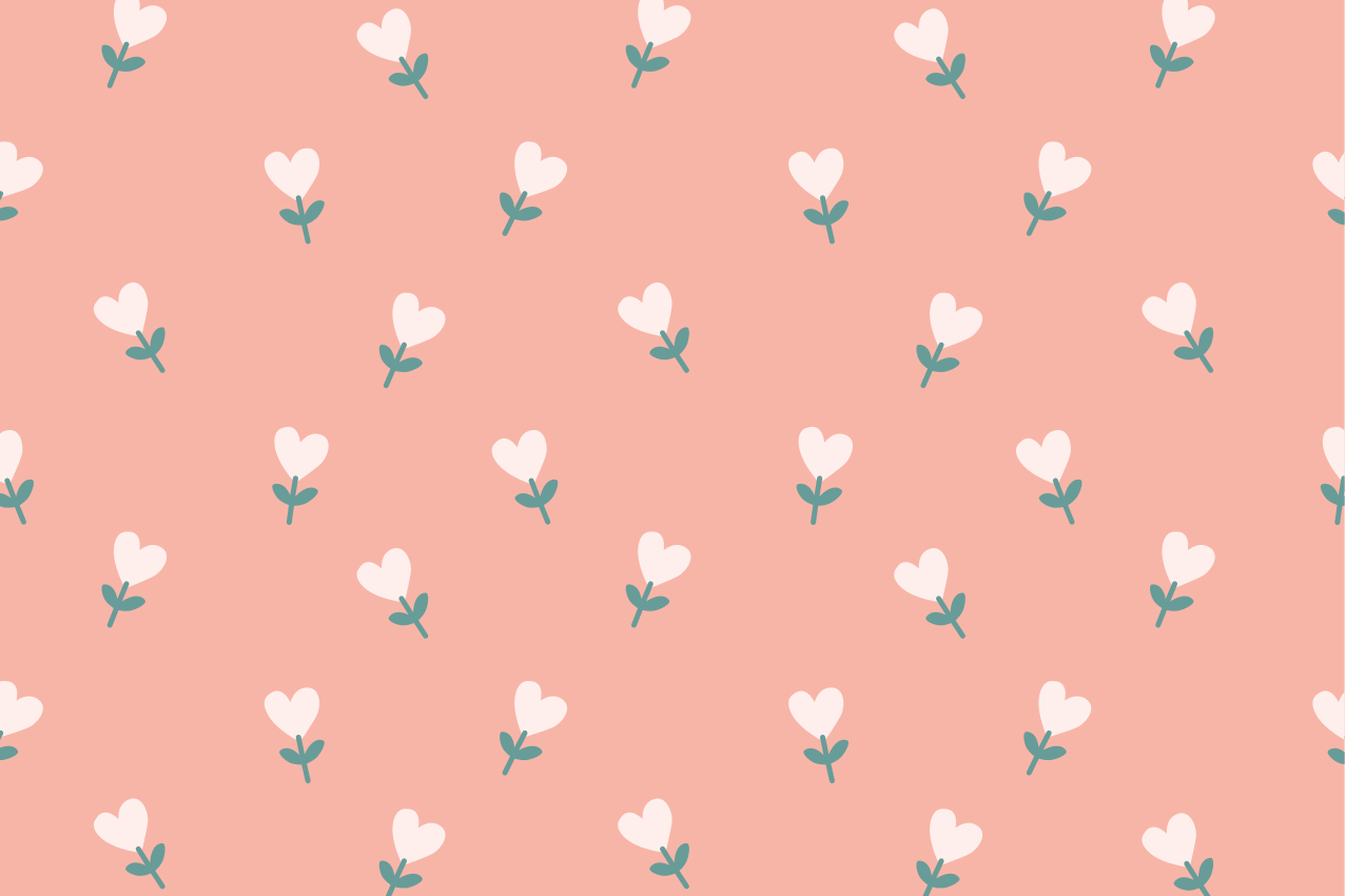 Original placemat charming floral design - TenStickers