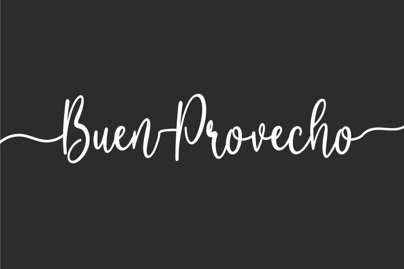 Placemat with quote elegant food affirmation - TenStickers