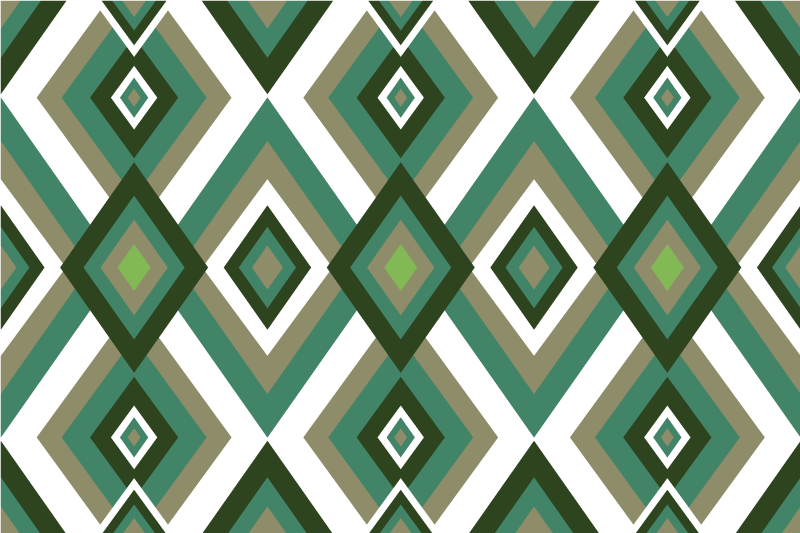 Modern placemat geometric style design - TenStickers