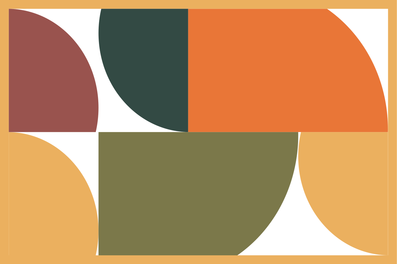 Modern placemat with chic geometric designs - TenStickers