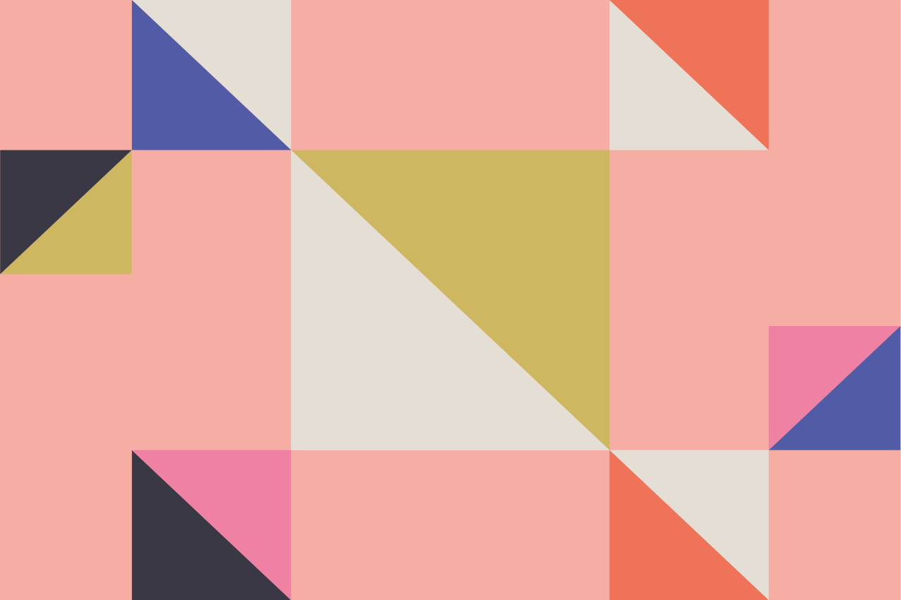 Art geometric pattern original placemats - TenStickers