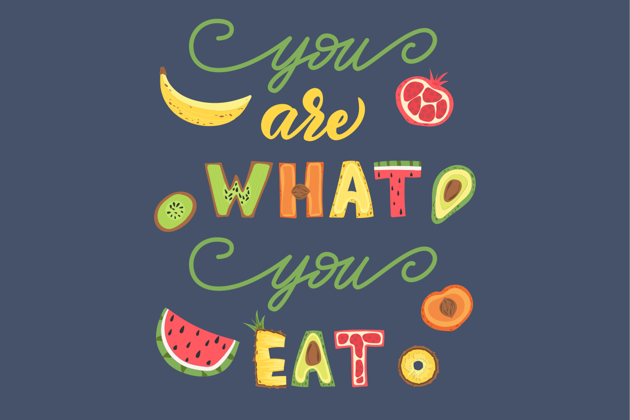 Placemat with quote enjoy every bite - TenStickers