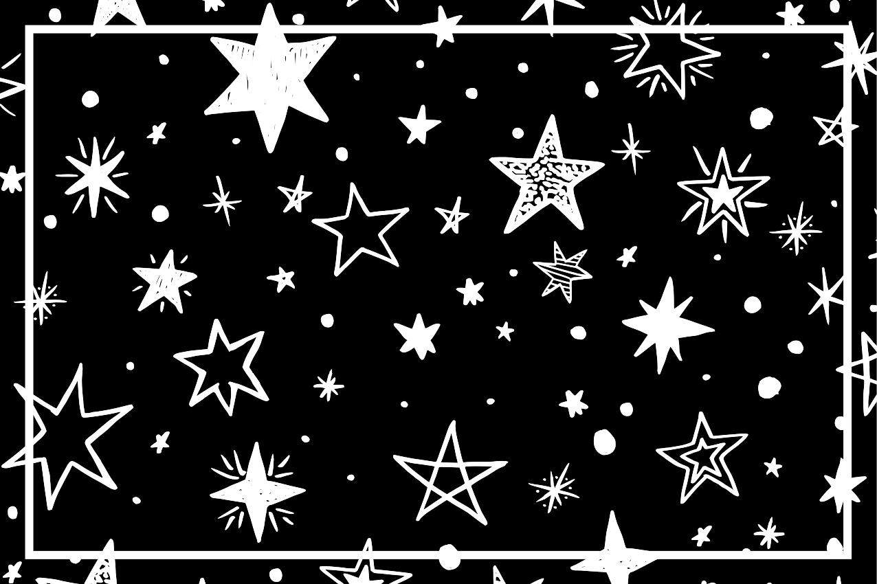 Children placemat starry night design - TenStickers