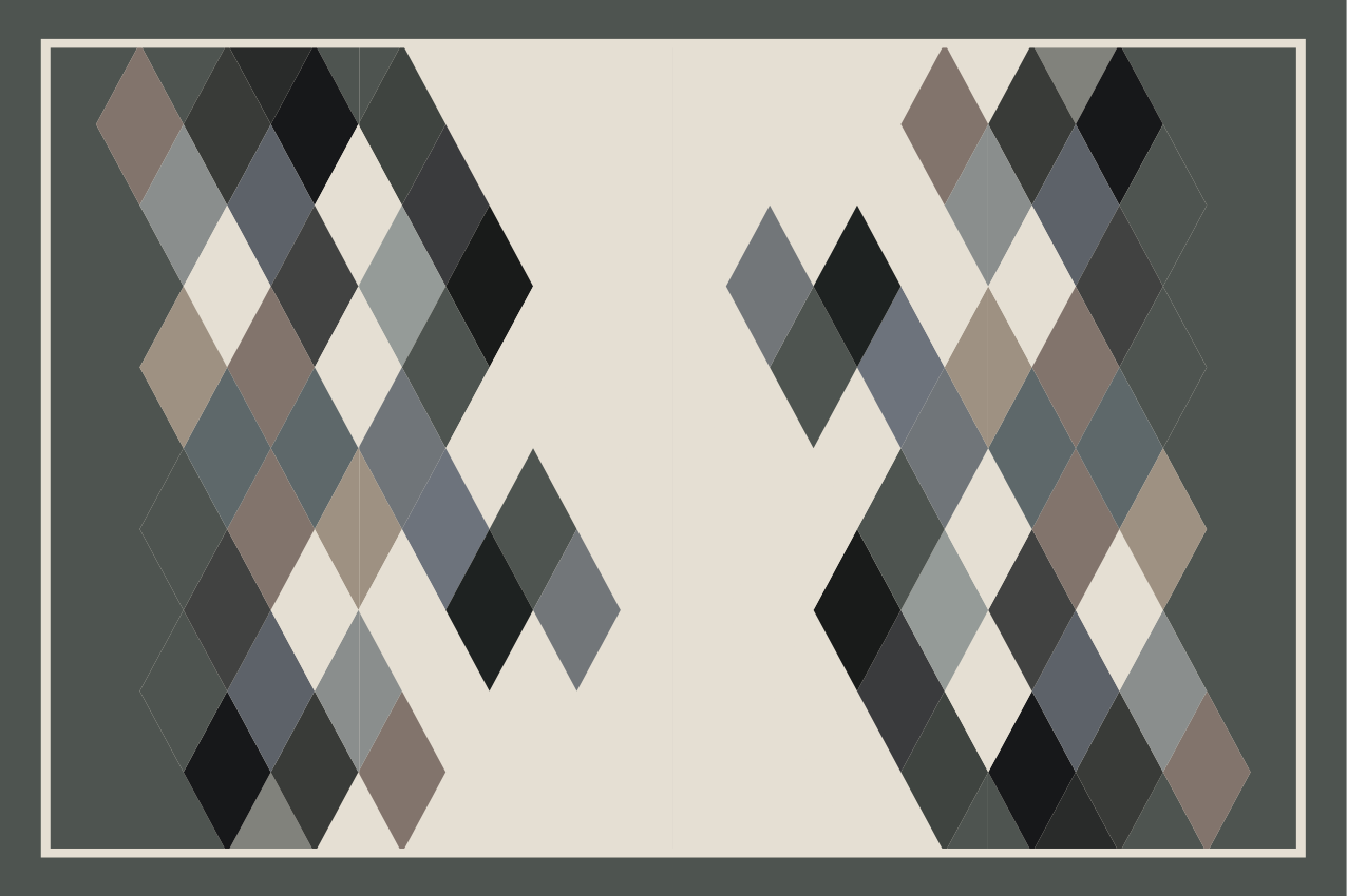 Geometric Pattern Surface modern placemat - TenStickers