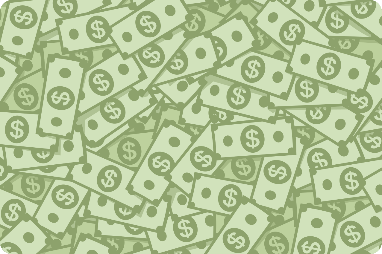 Original placemat cash pattern layer - TenStickers