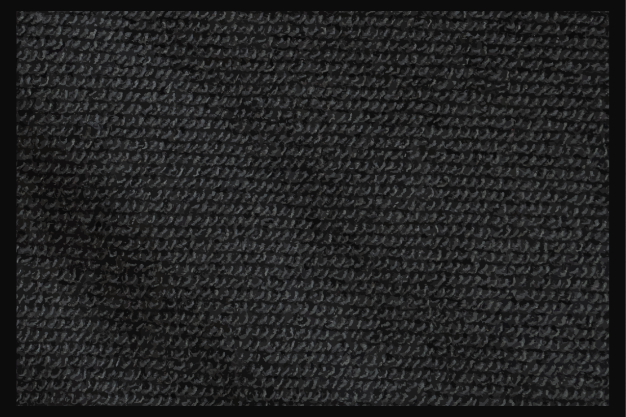 Textured black surface placemat - TenStickers