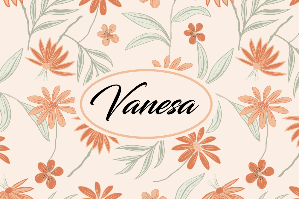 Customisable placemat custom botanical design - TenStickers