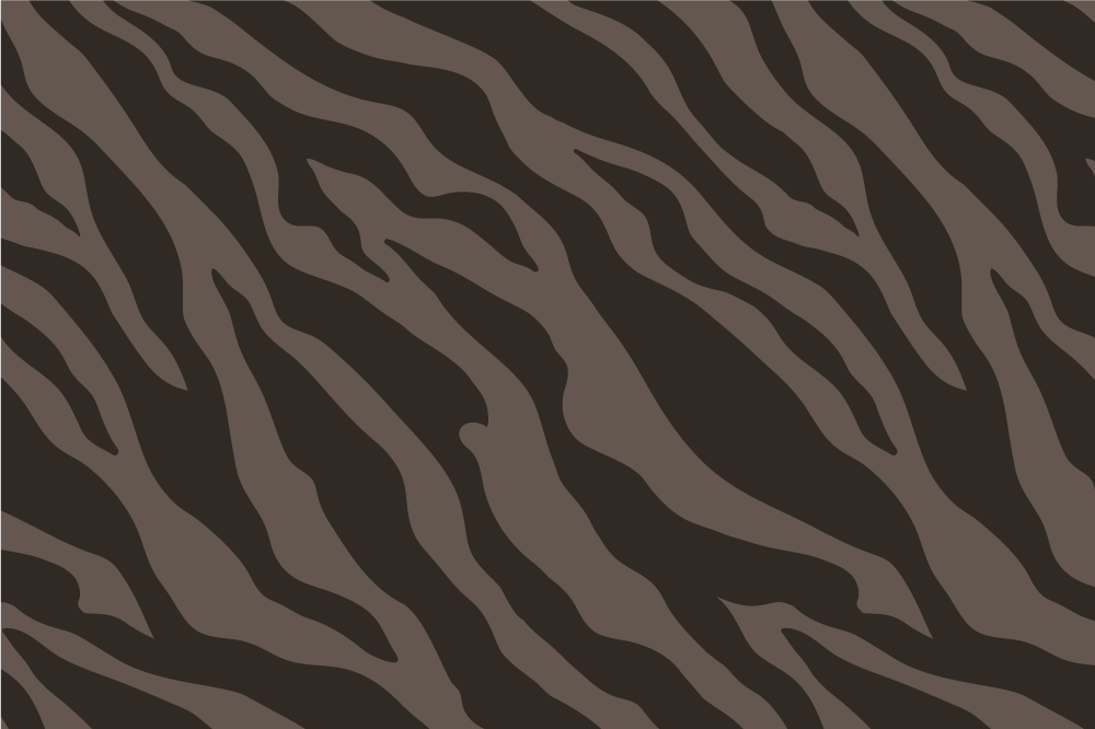 Zebra striped surface placemat - TenStickers