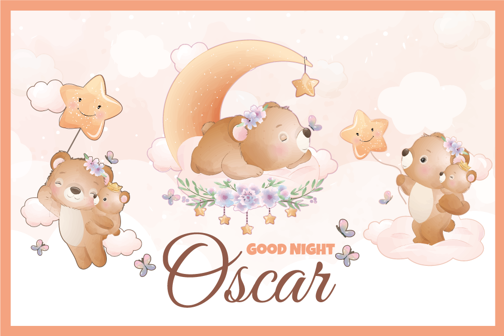 Children placemat bears and stars design - TenStickers