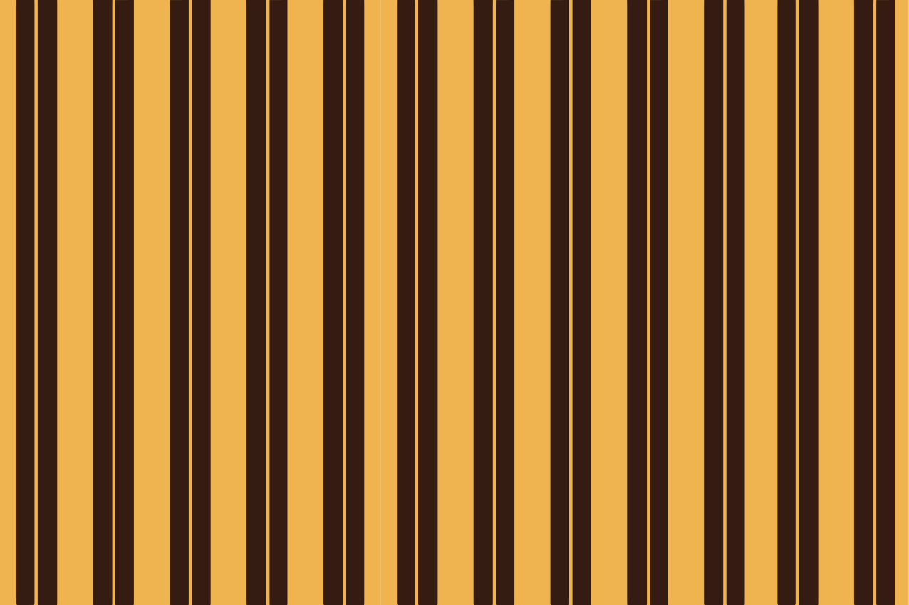 Vintage striped pattern modern placemats - TenStickers
