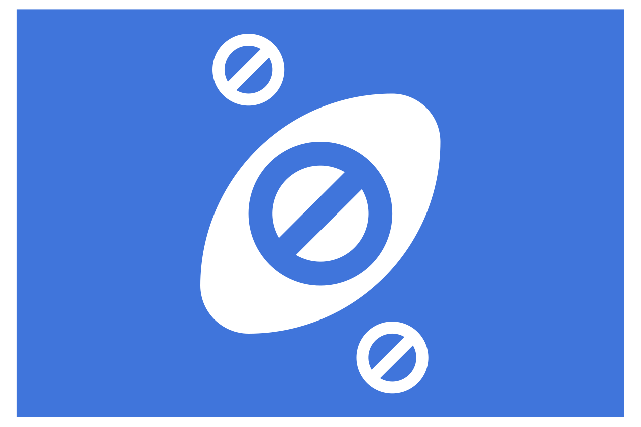 Modern placemat in minimalist blue accent - TenStickers