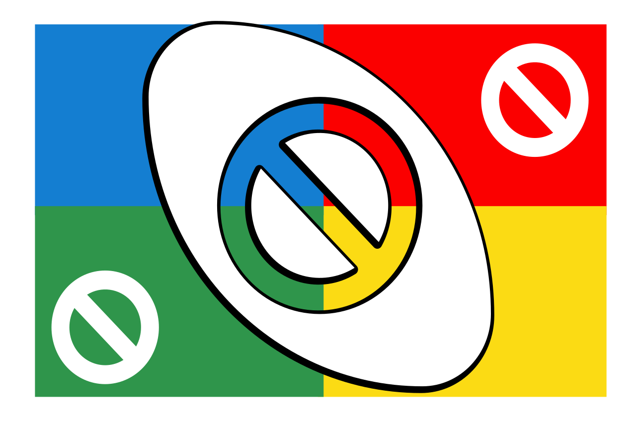 Modern placemat in abstract colorful shapes - TenStickers