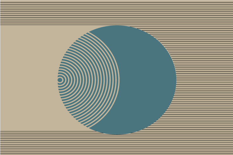 Geometric colors of earth modern placemats - TenStickers