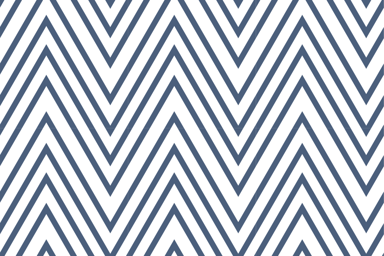 Modern placemat with elegant chevron design - TenStickers