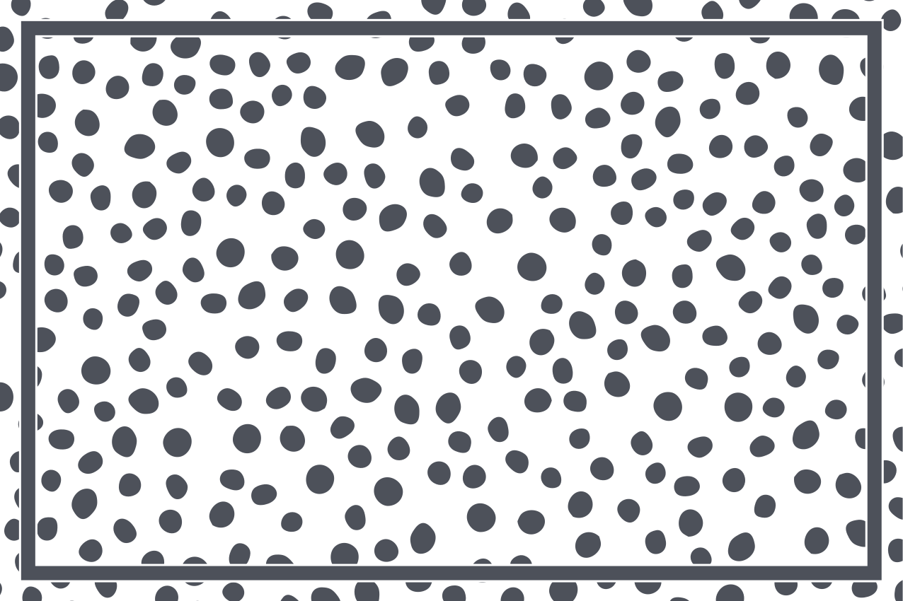 "Hampton Style" dotted design modern placemats - TenStickers
