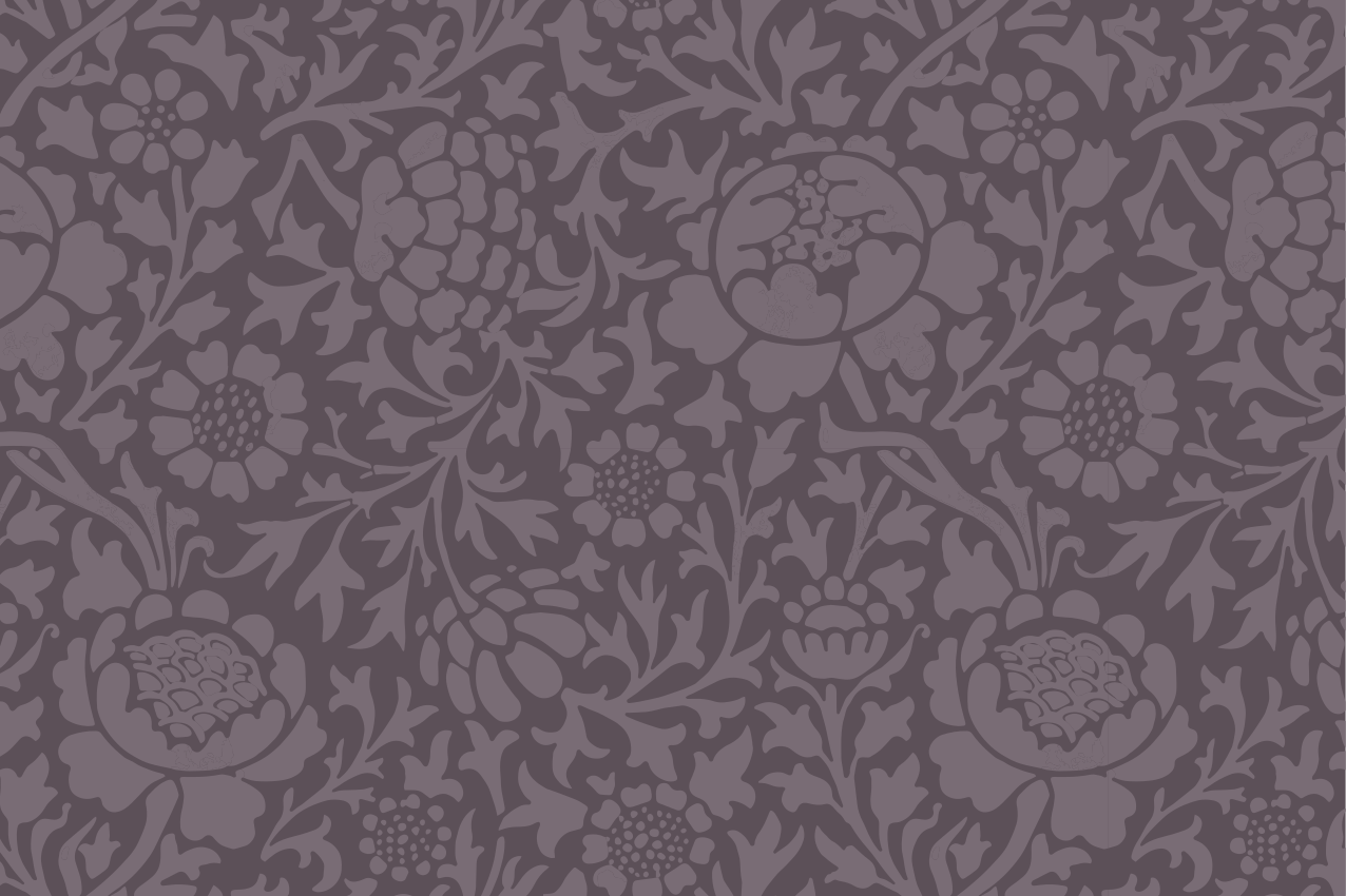 Botanical motif texture placemat - TenStickers