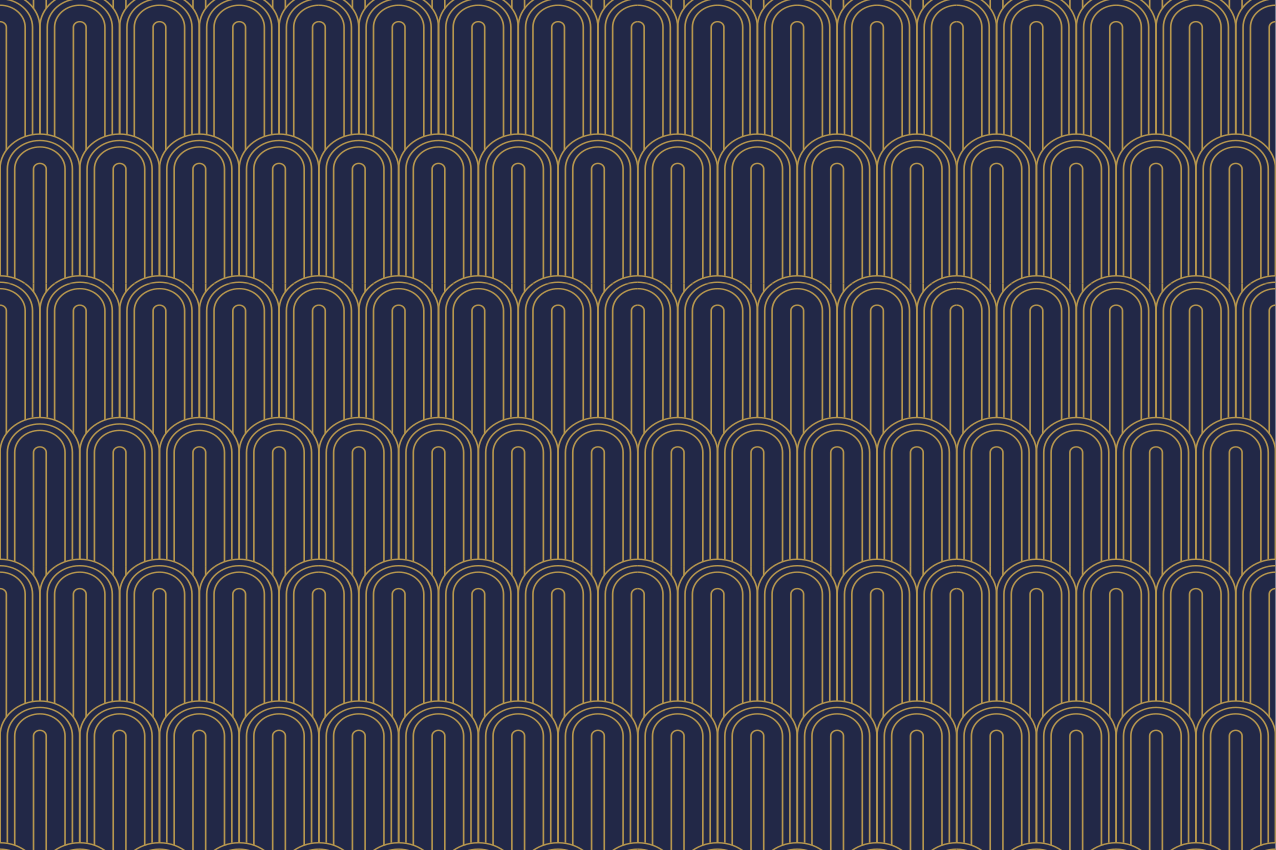 Modern placemat with graceful curved lines - TenStickers