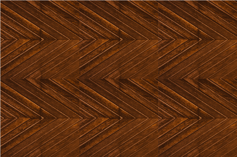 Cosmopolitan-style  wood zigzag effect placemats - TenStickers