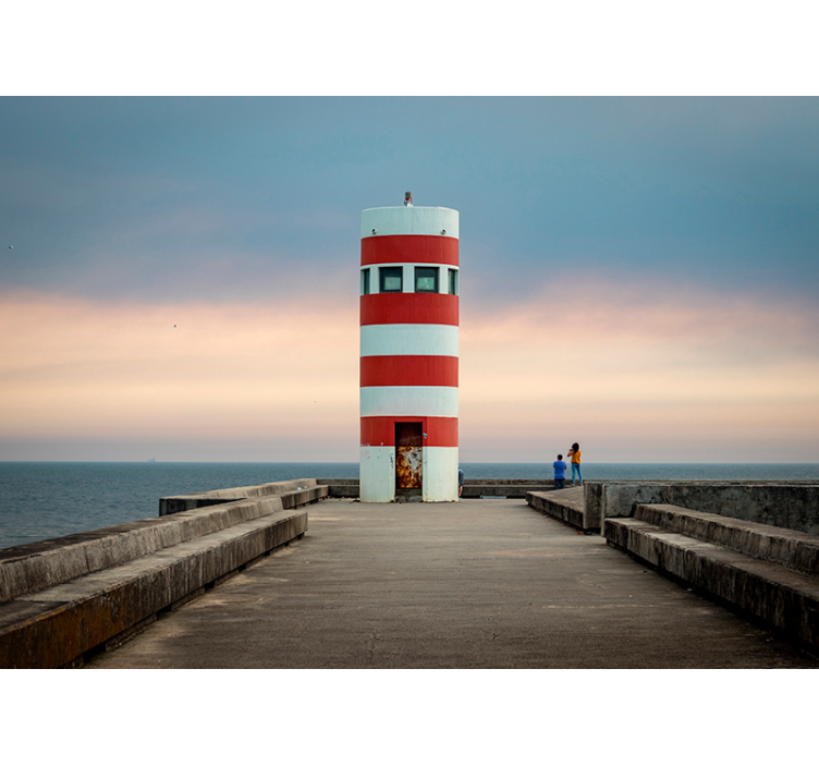 Lighthouse sea wall mural - TenStickers