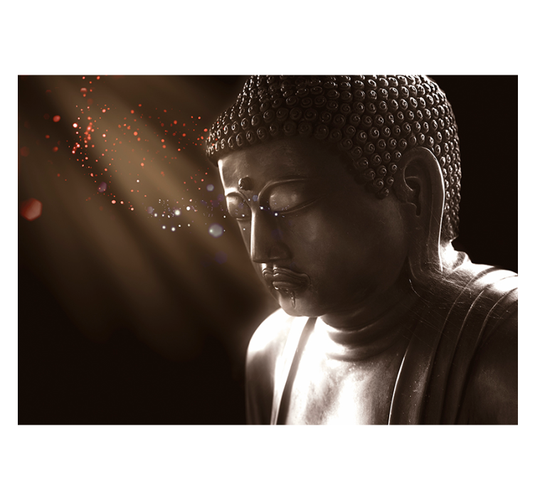 Meditating buddha zen photo mural - TenStickers