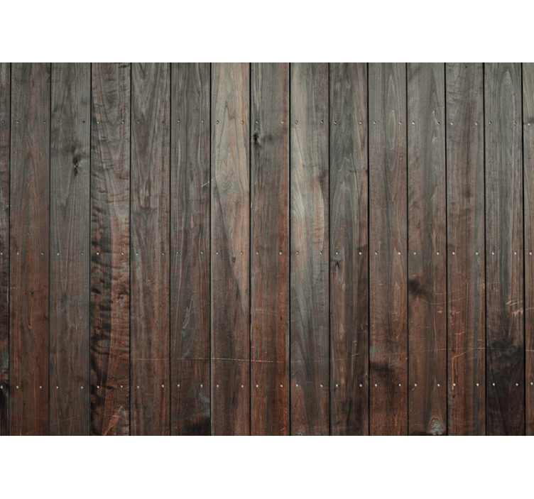 Wood effect wall mural rustic wood plank - TenStickers