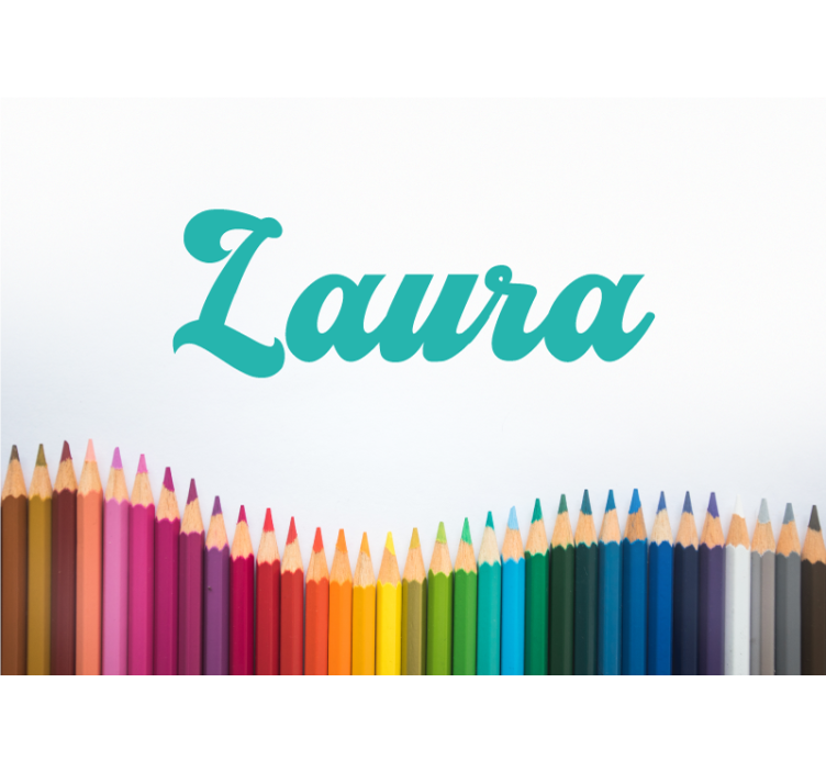 Customizable Colored Pencils  custom wall mural - TenStickers
