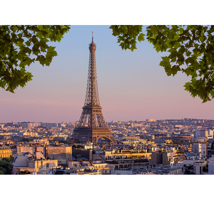 Eiffel Tower Paris wall mural - TenStickers
