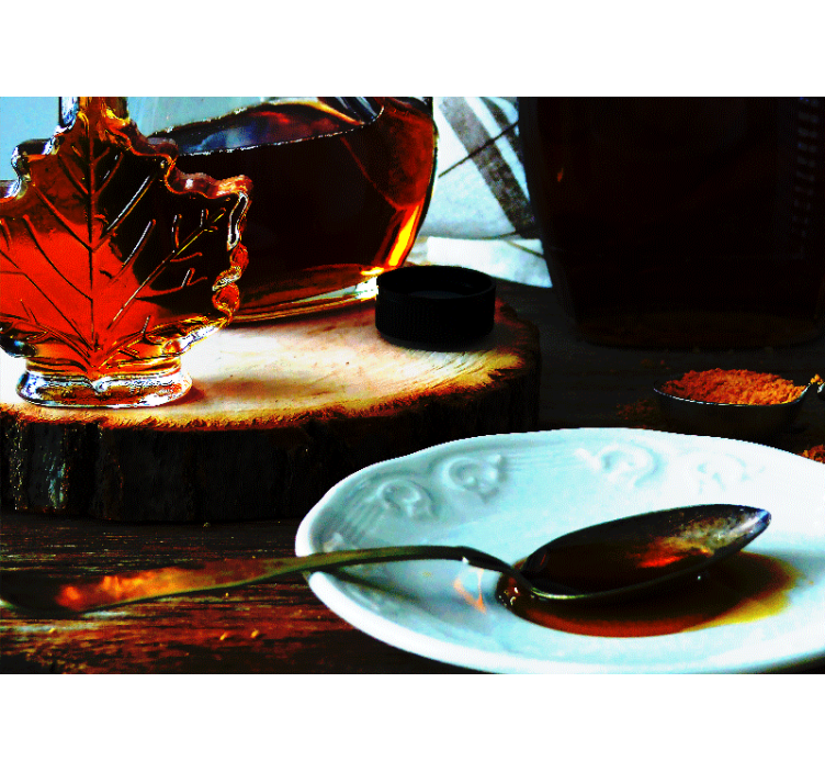 Maple Syrup Delight urban wall mural - TenStickers