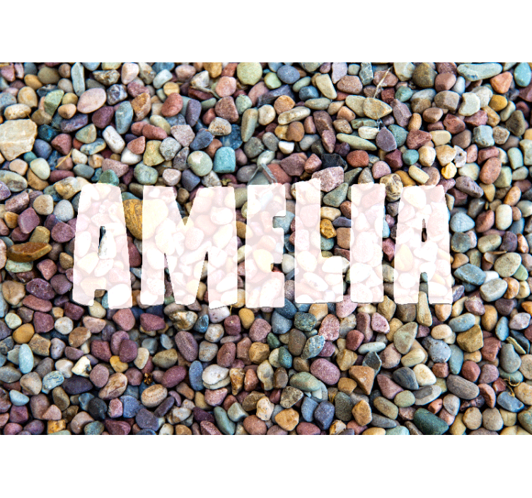 Colorful Pebble Pattern textured wall mural - TenStickers