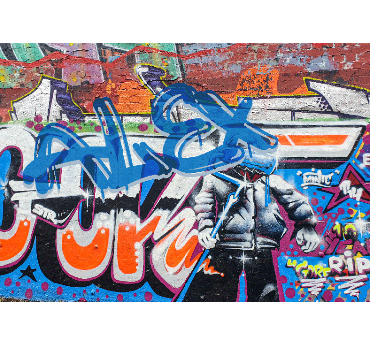 Metropolitan Street Fashion urban wall mural - TenStickers