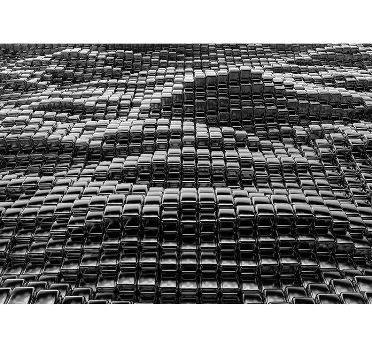 Texture and pattern wall mural stacked chair design - TenStickers