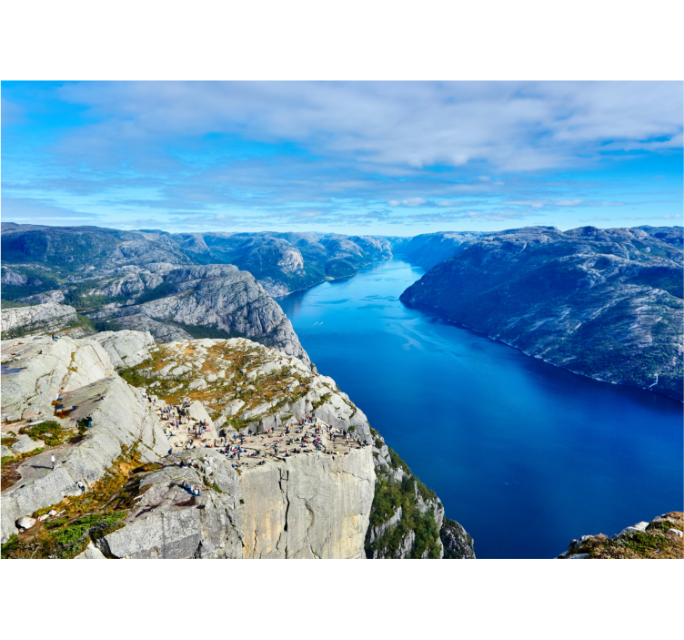 Preikestolen Norway wall mural - TenStickers