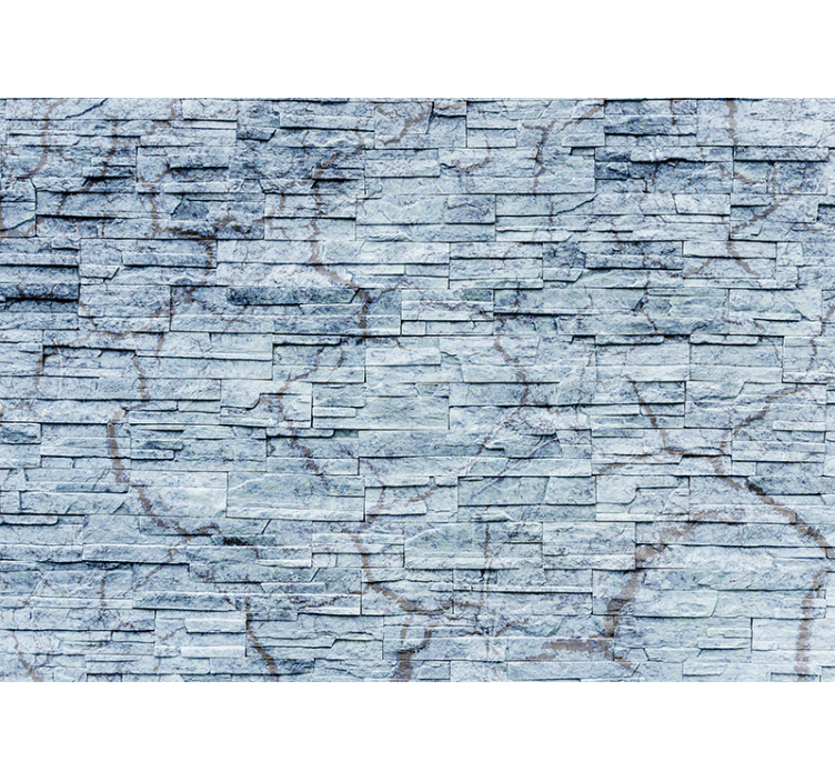 Textured Slate Surface stone wall mural - TenStickers