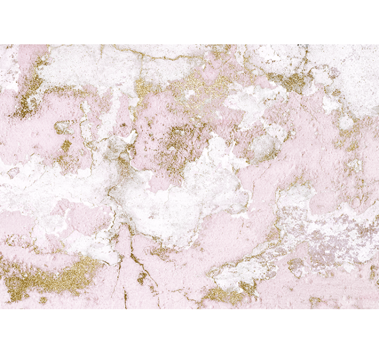 Elegant pink marble texture and pattern wall mural - TenStickers