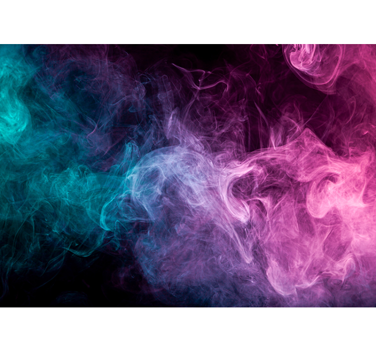 Texture and pattern wall mural flowing smoke design - TenStickers