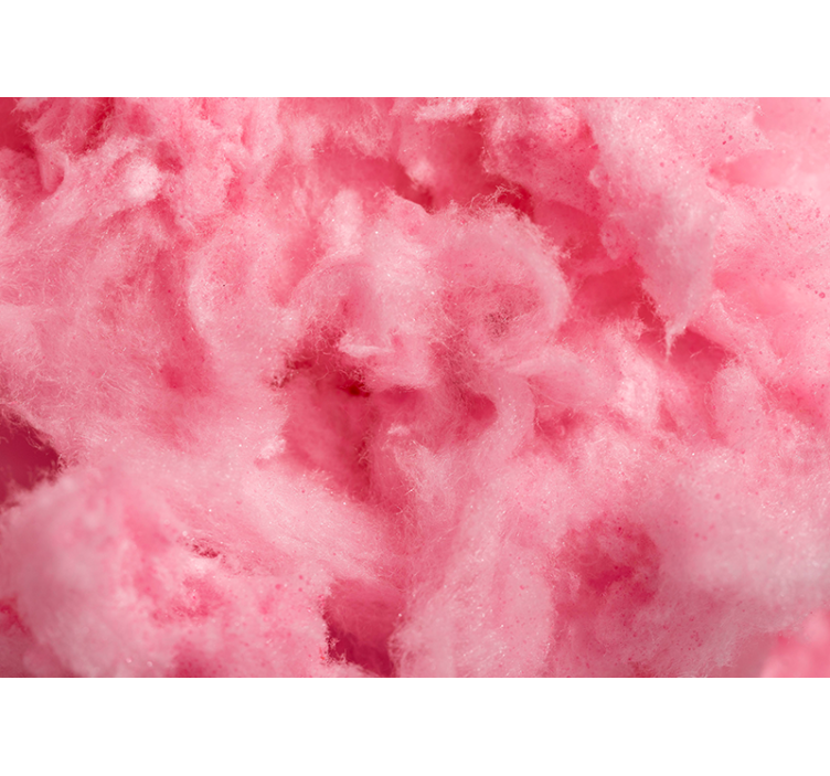 Flower wall mural fluffy pink texture - TenStickers