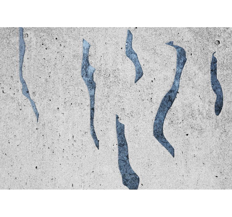 Flowing Blue Patterns texture and pattern wall mural - TenStickers