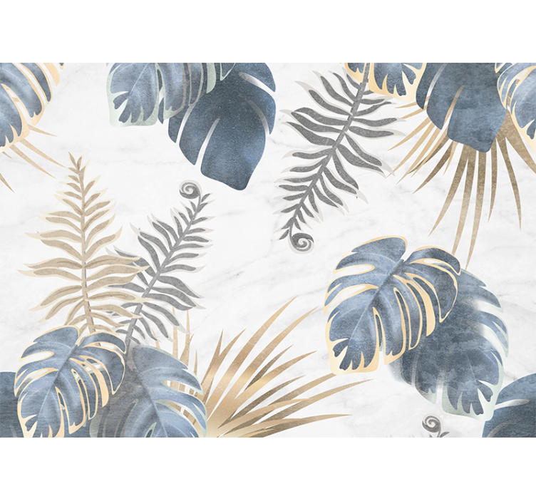 Tree mural leafy nature design - TenStickers