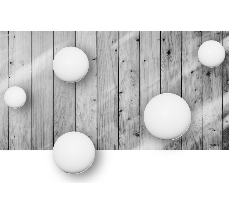 Texture and pattern wall mural geometric sphere design - TenStickers