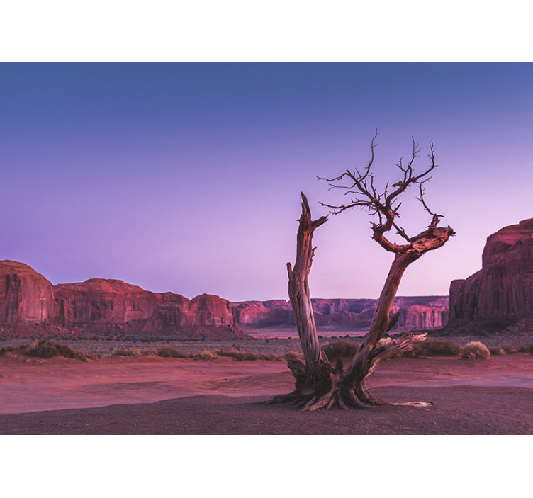 Desert stone structure landscape wall mural - TenStickers