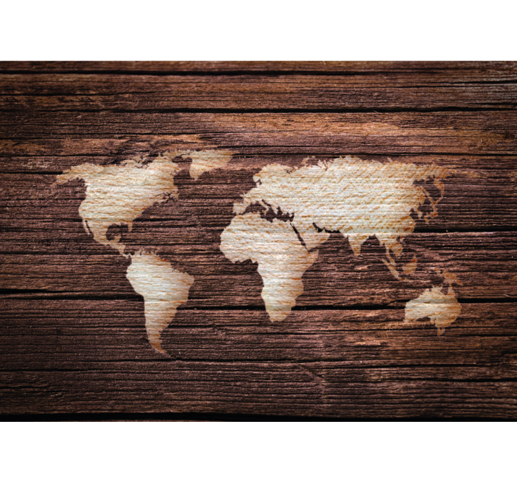 World map wall mural world map texture - TenStickers