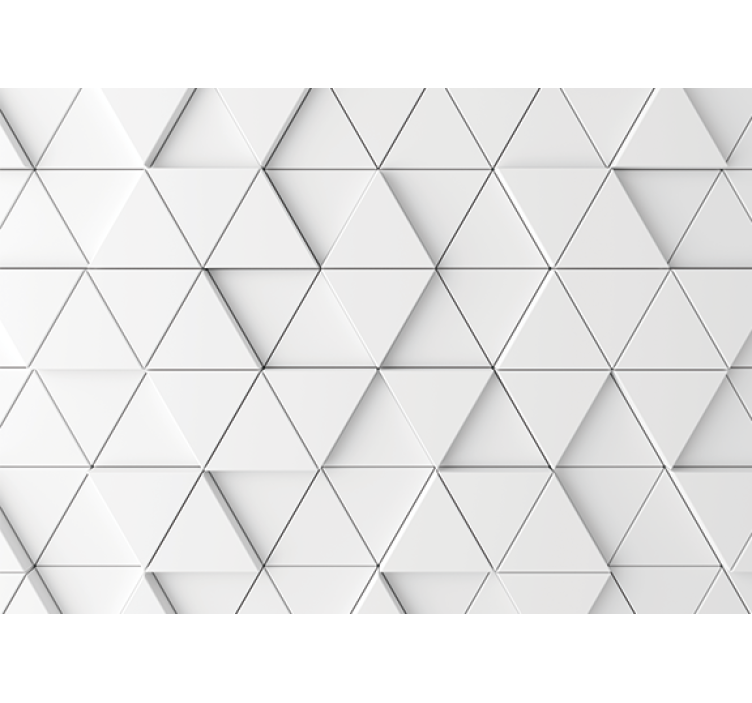 Texture and pattern wall mural triangular pattern design - TenStickers