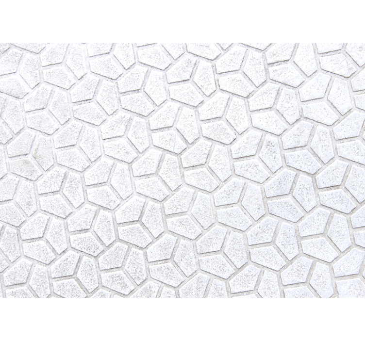 Textured wall mural hexagonal pattern texture - TenStickers