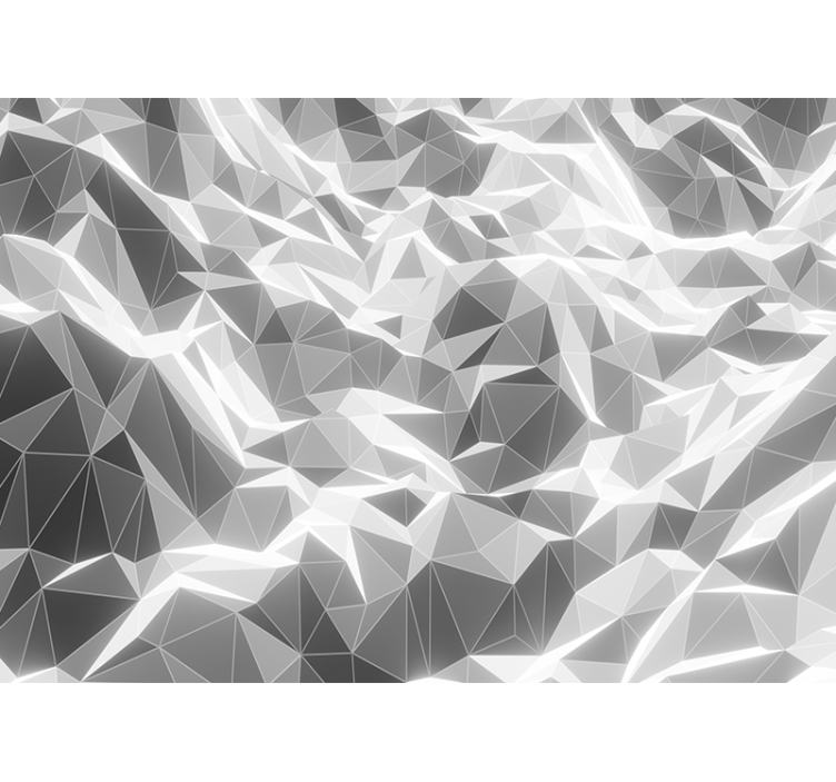 Abstract wall mural in geometric stone design - TenStickers