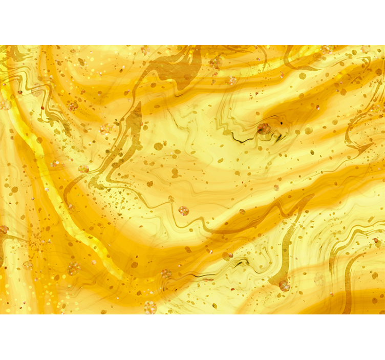 Golden marble swirls texture and pattern wall mural - TenStickers