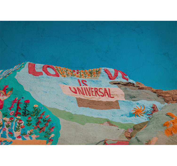 Love wall mural love is universal - TenStickers