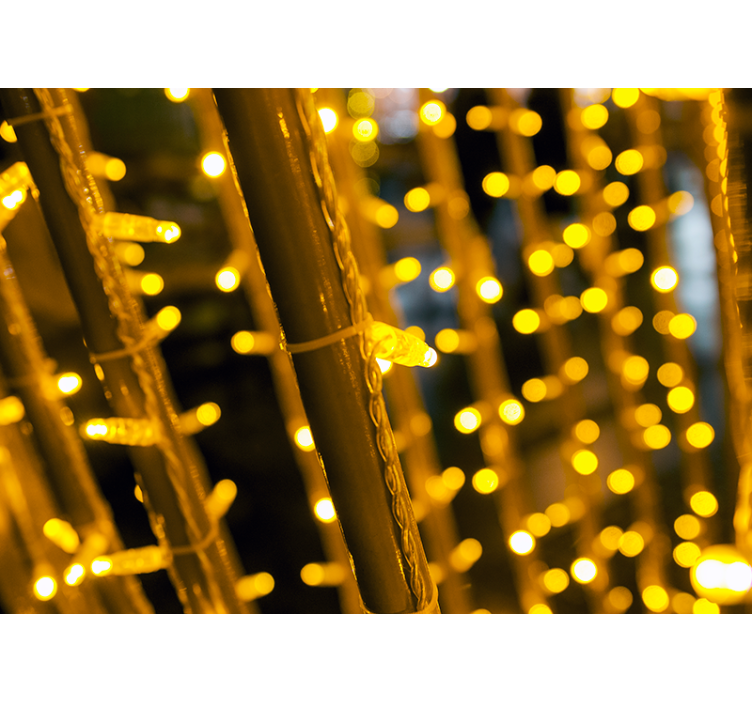 Textured wall mural glowing light designs - TenStickers