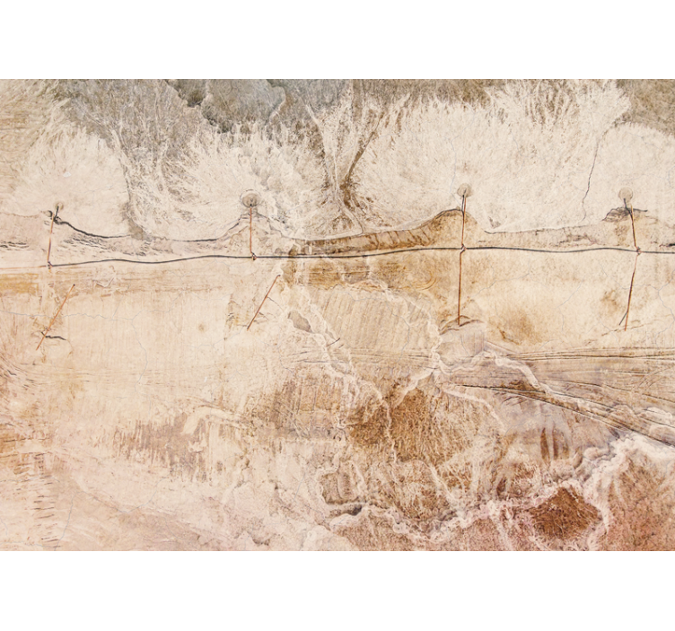 Stone wall mural with natural texture design - TenStickers