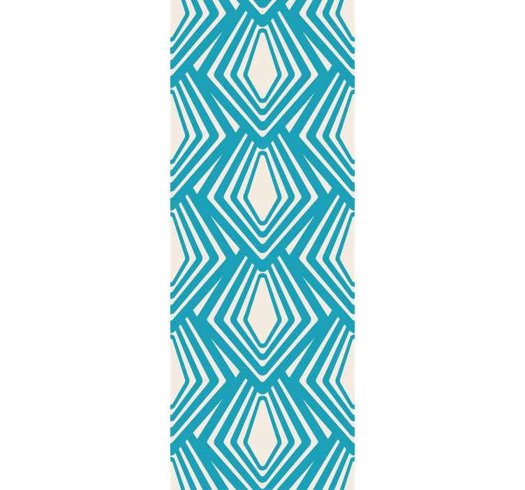 Texture and pattern wall mural geometric diamond design - TenStickers